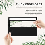 200 Pack #10 Black Envelopes Letter Size Self Seal Business Envelopes - Image 3