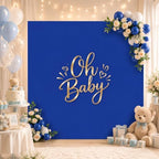 Besutolife Square Arch Backdrop Cover, 6.6×6.6 FT Spandex Arch Covers Stretchy Fitted Balloon Arch Stand Cover for Wedding, Birthday Party, Baby Shower, Photo Booth, Graduation Ceremony, Royal Blue - Image 4