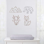 NoJo Mountain Shaped Wire Nursery Wall Decor, Finish, Copper, Mountain Shaped - Copper Finish (3098961P) - Image 3