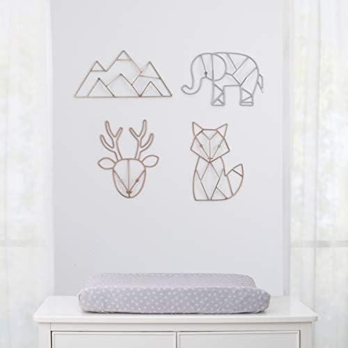 NoJo Mountain Shaped Wire Nursery Wall Decor, Finish, Copper, Mountain Shaped - Copper Finish (3098961P) - Image 3