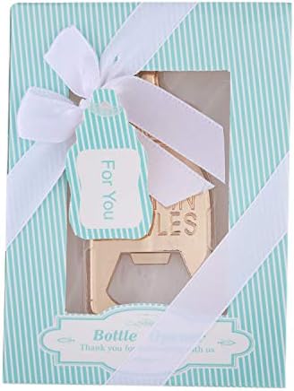 24pcs Poppin Bottle Bottle Opener Baby Shower Favors Gift for Boy with Exquisite Packaging Box,Baby Shower Souvenirs For Guests Boy Baby Shower Party Decor Supplies by WeddParty (Blue A, 24) - Image 3
