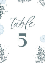 Leaf Design Table Number Cards Double Sided Party Table Numbers for Reception Baby Shower Anniversary Birthday Bridal Party 4x6 Inch by Unknown