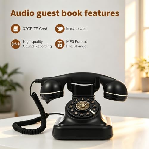 Audio Guestbook Wedding Phone,Record Customized Audio Messages for Parties - Image 3
