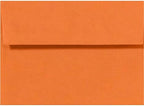 LUXPaper A4 Invitation Envelopes | Peel & Press | 4 1/4" x 6 1/4" | Mandarin Orange | 80lb. Text | 1,000 Qty - Image 2