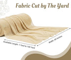 Pack of 50 Yard Chiffon Drapery Fabric, 60" Wide, Multiuse - Champagne Gold - Image 2