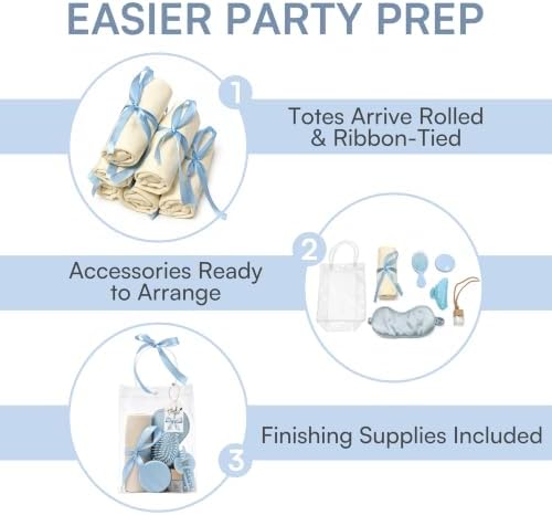 6 Sets Baby Shower Prizes for Winners, Baby Shower Gifts for Guests, Blue - Image 5
