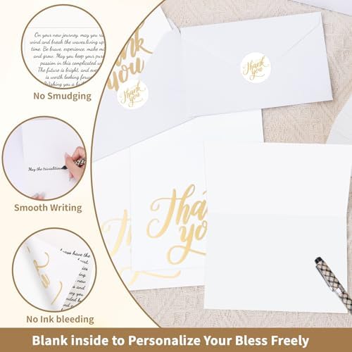 600 PCS Thank You Cards with Envelopes and Stickers, 3.5 x 5 Inch - Image 4