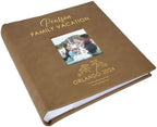 Small Personalized Family Vacation Photo Album Leatherette Holds 100 Photos Travel Keepsake by GiftsForYouNow