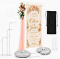 Yebo Wedding Welcome Sign Stand, Adjustable Display Easel with Carry Bag by YEBO