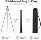 3 Pack Easel Stand for Sign, 63 Inch Portable Display Easel Stand, Black Metal Floor Easel for Wedding Welcome Sign, Poster Board, Party, Presentation, Event Display with Storage Bags - Image 4
