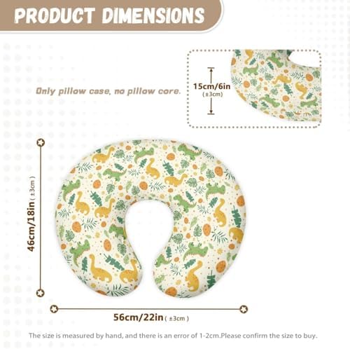 Dinosaur Jungle Basket Covers & Nursing Pillow Cover for Baby Fun Newborn Registry & Shower Gift for Boys Girls Breathable Washable Not Easy to Fade - Image 5