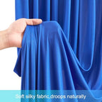 40ft x 15ft Royal Blue Wrinkle Free Backdrop Curtains for Wedding Party Backdrops Curtain Drapes Fabric Decorations Photo Back Drop Cloth for Baby Shower Photography Stage Reception - Image 6