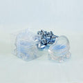 Lunaura 12 pcs Scented Baby Powder Blue Glass Baby Carriage Container Candles, Palm Wax Candle, Baby Shower Gifts, Decorative Accent, Home Décor, Memory Keepsake, Party Favors, Centerpieces by MEGA+FAVORS
