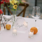 Frosted Arch Wedding Table Numbers 1-20 with Stands, 5x7 Inch Frosted Arch Acrylic Sign with Black Letters, Arched Acrylic Table Numbers for Wedding Reception - Image 5