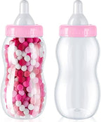 Tessco for you 2 Pcs 15in Jumbo Baby Bottle Bank Baby Shower, Pink by Tessco