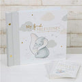 Widdop Disney Baby Dumbo Elephant Photo Album and Milestone Card Boxed Set by Disney