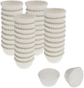 CybrTrayd No.4 Glassine Paper Approximately 12,500 Pieces – 1” Base, 3/4” Wall Candy Cups, White by CybrTrayd