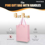 YACEYACE Pink Gift Bags 20Pack, Pink Gift Bags with Tissue Paper - Image 5