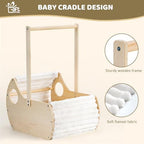 GiftAmaz Large Wooden Baby Shower Crate Closet, Baby Shower Gifts Basket - Image 2