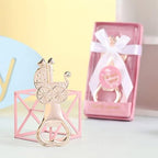 18pcs Bottle Openers for Baby Shower Favors Gifts, Bridal Baby Shower Decorations Souvenirs, Poppin Bottles Openers with Exquisite Gifts Box Used for Baby Party (Pink-Baby Carriage, 18) by DAJAMAI