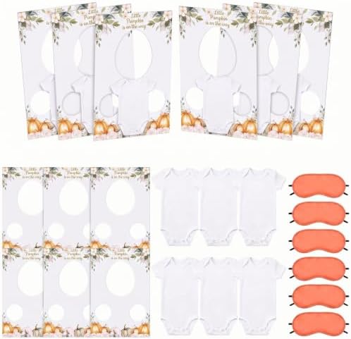 Shyyween 6 Sets Fall Baby Shower Game A Little Pumpkin Is on the Way Games by Unknown