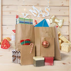 COGLARING 150Pcs Brown Kraft Paper Bags with Handles - Bulk Assorted Sizes for Retail, Takeout, Bakery & Party Favors | Durable Shopping & Gift Bags for Merchandise, Small Business - Image 6