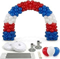 PMU DIY Professional Balloon Arch Deluxe Kit (Patriotic Red, White and Blue) Balloon Garland for Party Decoration, Decoration Kit for Birthday Party, Wedding, Graduation, Baby Shower(41693-61646)Pkg/1 by PMU