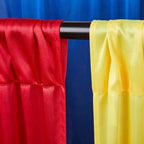 Birthday Backdrop Curtain 15ftx7ft - Rainbow Wrinkle Free Satin Drapes - Image 3