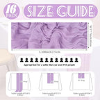 Showgeous 16 Pack Lavender Cheesecloth Table Runner 17 x 108 Inch - Image 2