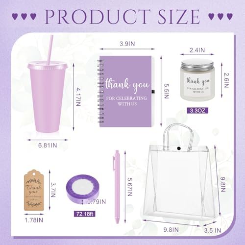 Nuogo 6 Sets New Parent Shower Prizes, Gradient Purple, Classic Style - Image 2
