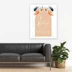 Andaz Press Custom Large Baby Shower Welcome Sign, 16" x 20", Neutral Boho Arch Personalized Canvas Welcome Sign, Signage Gender-Neutral Canvas Sign for Baby Sprinkle, Fall Baby Shower Decorations - Image 4