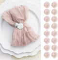 60 Pack Dusty Pink Cloth Napkins 21x21 Inches Dusty Pink Cheesecloth Napkins Set of 60 Washable Dinner Table Napkins for Wedding Bridal Baby Shower Party Rustic Boho Cotton Gauze Party Table Decor by FoliafeelHome