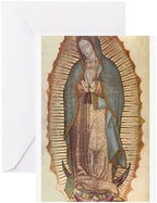 CafePress Our Lady Of Guadalupe Greeting Card (20-pack), Note Card with Blank Inside, Birthday Matte by CafePress