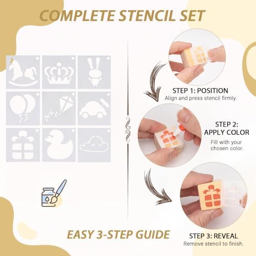 Decorate Game Sign Kit, Brown Baby Shower, 150 Pack - Image 5