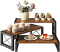 IBUYKE Wood Cupcake Display Stand,Set of 3,Brown TLJ019H by IBUYKE