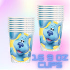 Blues Clues Party Supplies: Birthday Decorations, Plates, Cups, and Tableware for 16 Guests - Perfect for Birthday Party or Baby Shower - Image 5