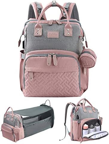JOLLITO Diaper Bag Backpack with Changing Station, Baby Registry Search by JOLLITO