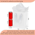 Aosric White Gift Bags with Tissue Paper, 30 Pack, 8x5x10 Inch - Image 2