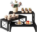 IBUYKE Wood Cupcake Display Stand,Set of 3,Black TLJ019B by IBUYKE