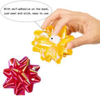 60 Pcs Shiny Christmas Bows & Ribbons for Gift Wrapping, 2 in Mini Gift Wrap Bows for Xmas Decor, Hanukkah, Birthdays, Weddings, Bridal Showers, Baby Showers Occasion (Rainbow Color 60 Pcs Set) - Image 2