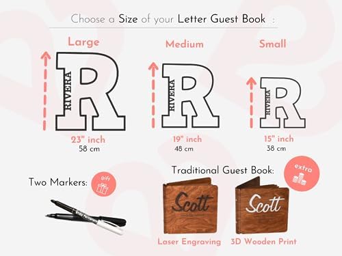 Wooden Wedding Guest Book Alternative - Acrylic Personalized Sign for Party Wedding Sign - Please Sign in Memory of Our Day - Unique Rustic Wedding Decorations for Reception - Gift Wedding Ideas - Image 2