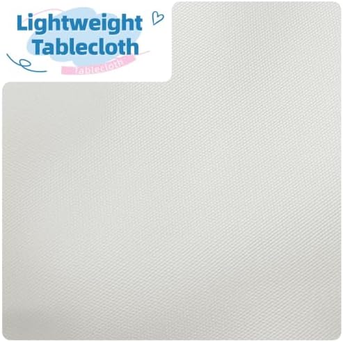 DRESSMAKER 10 Pack Ivory Table Cloth Rectangle 70X120 Inch Fit 8FT Table - Image 4