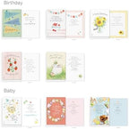 American Greetings 65-Count All-Occasion Greeting Card Pack, Assorted Watercolor & Playful Illustration Designs designed by Kathy Davis Studios - Image 6