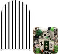 NIVIUS PHOTO American Football White and Black Stripes Arch Backdrop Cover for Boy Birthday Baby Shower Sport Party First Year Down Rugby Theme Decor,Elastic Spandex (3X5ft,GX2826) by NIVIUS+PHOTO