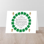 CafePress Irish Prayer Blessing Greeting Card (20-pack), Note Card with Blank Inside, Birthday Card Matte - Image 4