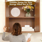 8Pack Buffet Risers, Display Stands Foldable Food Risers for Buffet, Cake Stands for Party, Dessert Table Display Set for Catering Jewelry Wedding Decor (White, Black) - Image 7