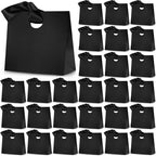 Feifeiya 30 Pcs Small Black Gift Bags with Ribbon Handle by Feifeiya