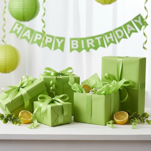 500 Sheets Lime Green Tissue Paper Bulk 15x20 Inch for Christmas Gift Bags - Image 6