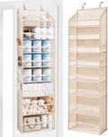 STORAGE MANIAC Over Door Organizer Hanging Shelves Large Clear Deep Pockets by STORAGEMANIAC