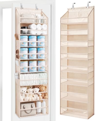 STORAGE MANIAC Over Door Organizer Hanging Shelves Large Clear Deep Pockets by STORAGEMANIAC